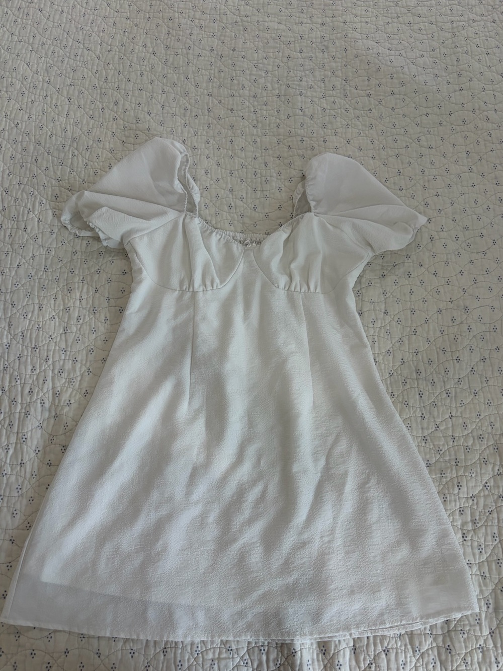 H&M Puff Sleeve Mini Dress